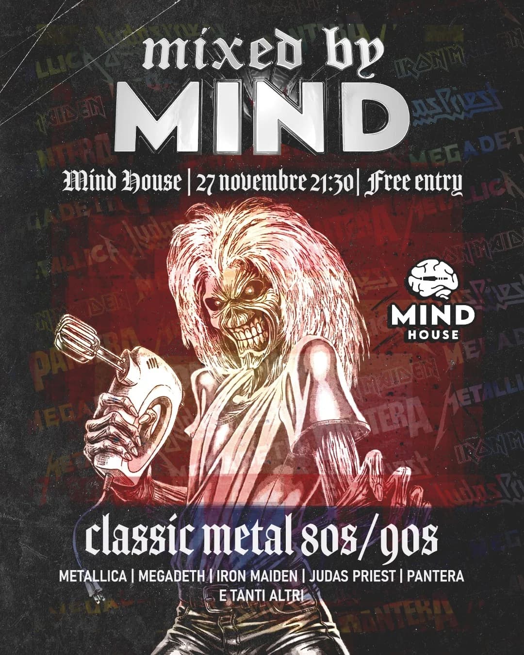 Locandina di Mixed By Mind - Classic Metal 80s / 90s